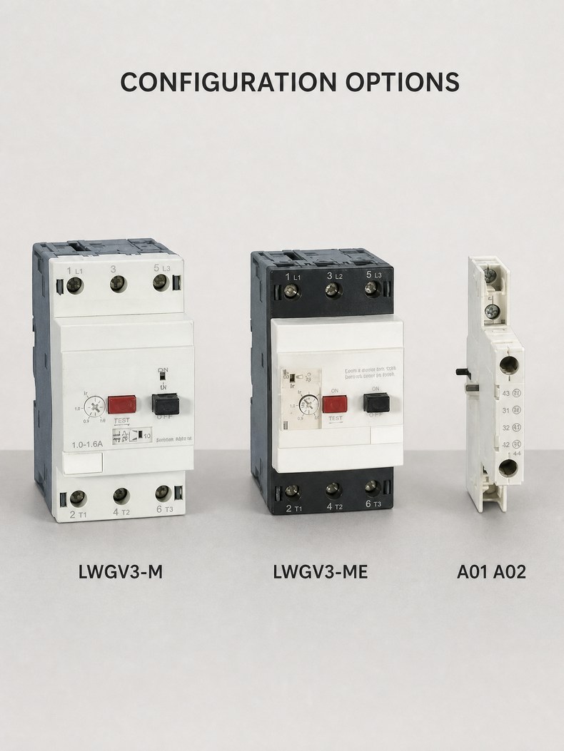 ZELECT 1~80A 690V Overload Open-phase Short Circuit Protection for Three-phase Squirrel-cage Asynchronous Motor Protection Circuit Breaker