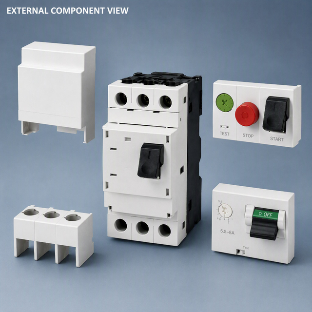 ZELECT Thermal Magnetic Overload Short Circuit Protection for Industrial Motor Control Motor Protection Circuit Breaker