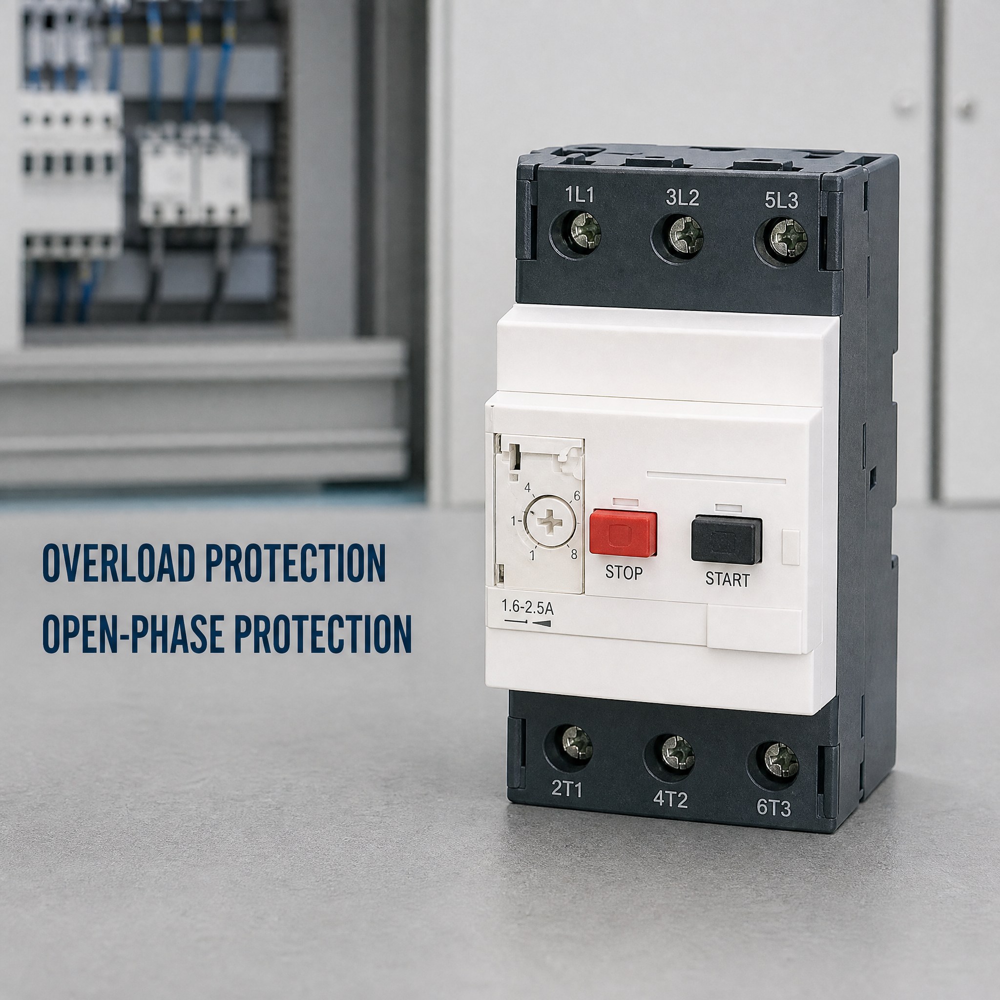 ZELECT 1~80A 690V Overload Open-phase Short Circuit Protection for Three-phase Squirrel-cage Asynchronous Motor Protection Circuit Breaker